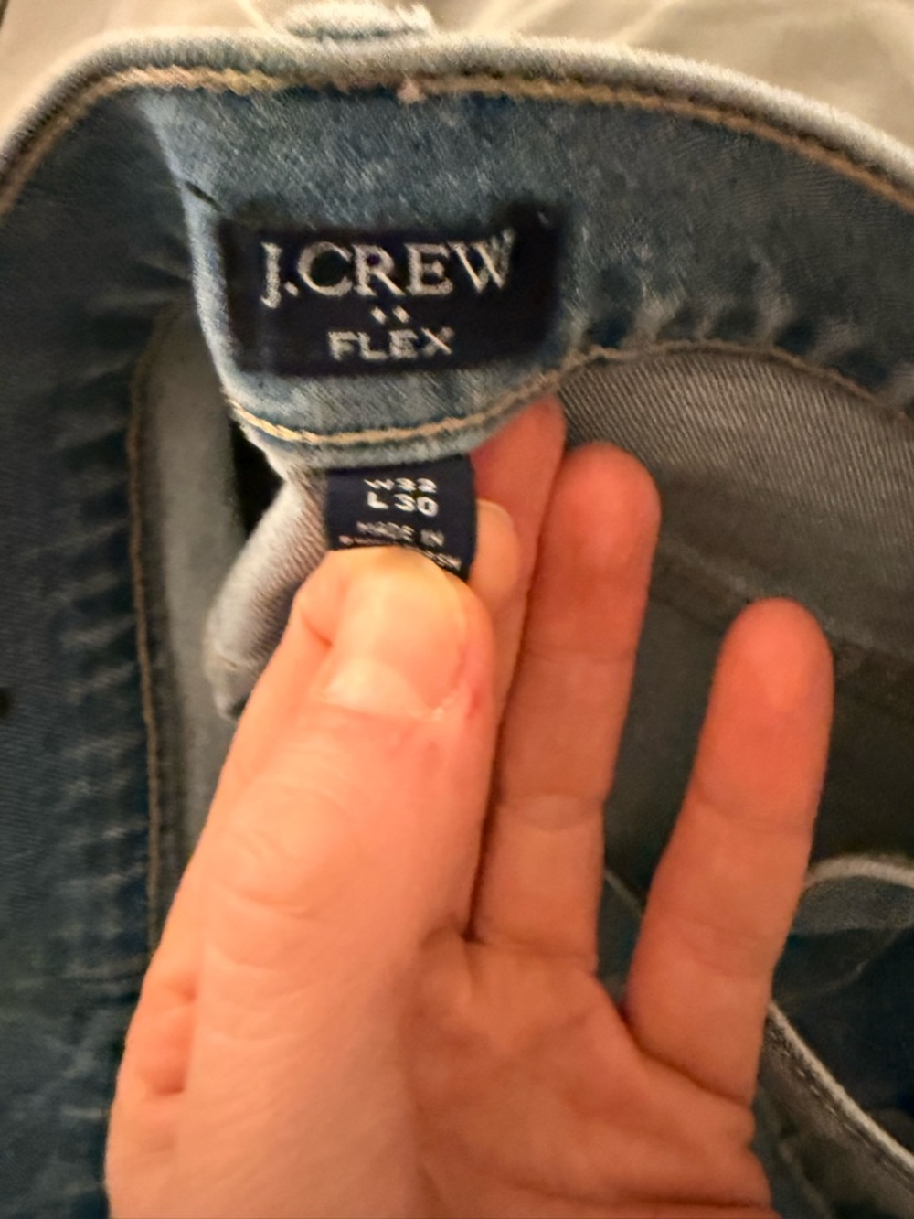 J. Crew Men’s Slim Jeans in Medium Blue Wash